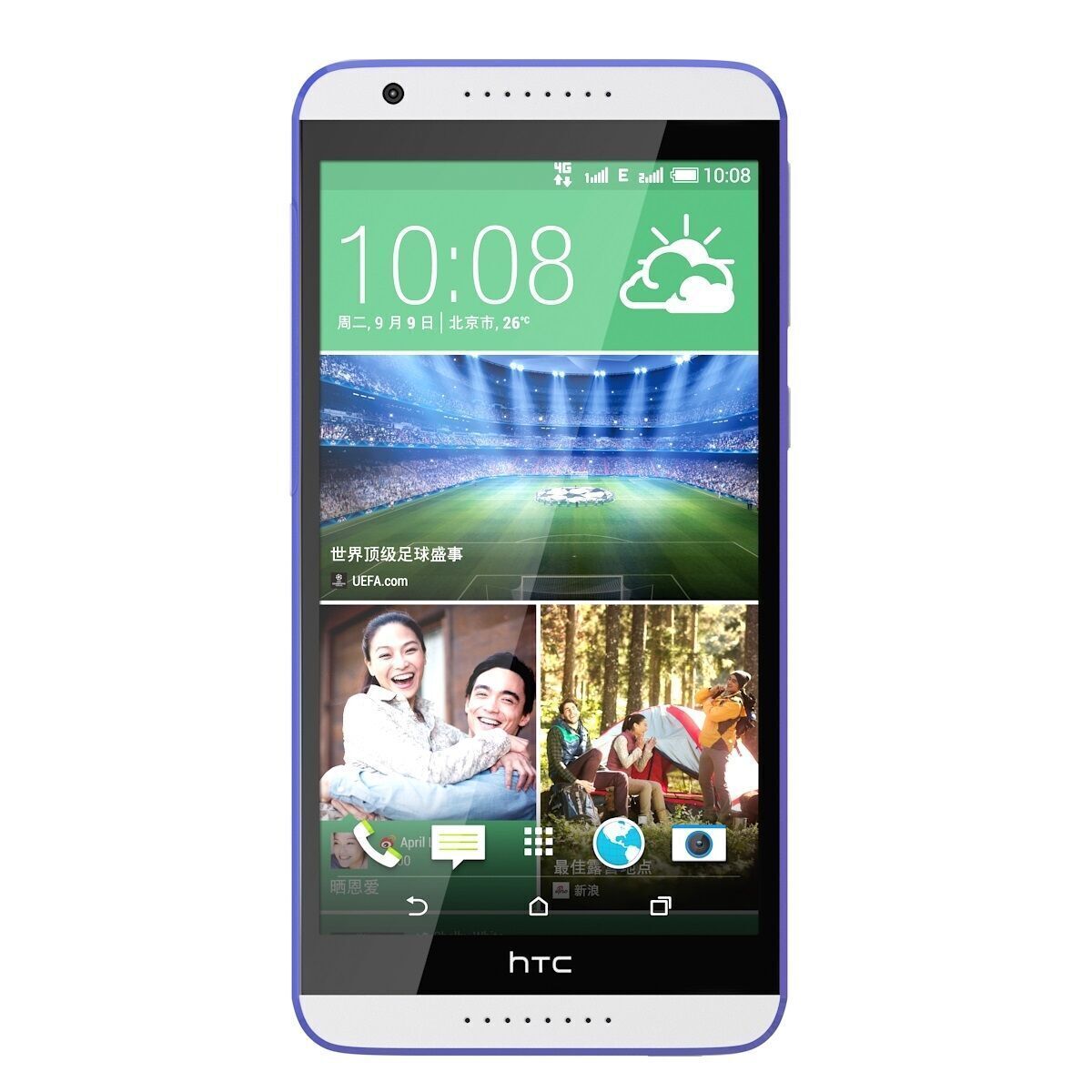 HTC Desire 820 Blue Misty 3D model_3