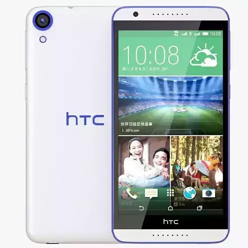 HTC Desire 820 Blue Misty 3D model