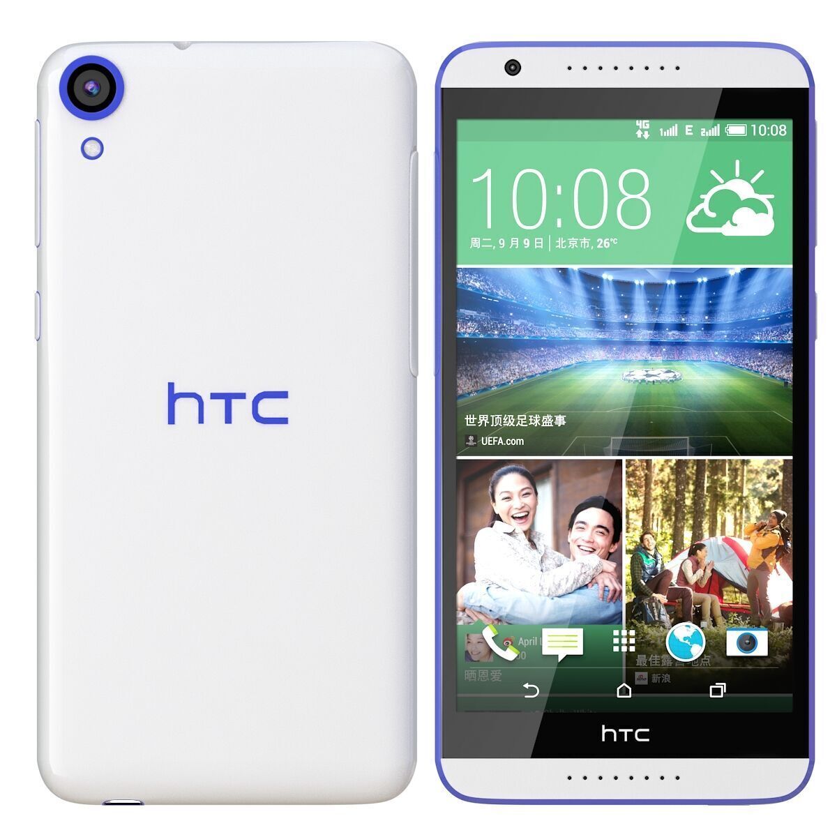 HTC Desire 820 Blue Misty 3D model_2