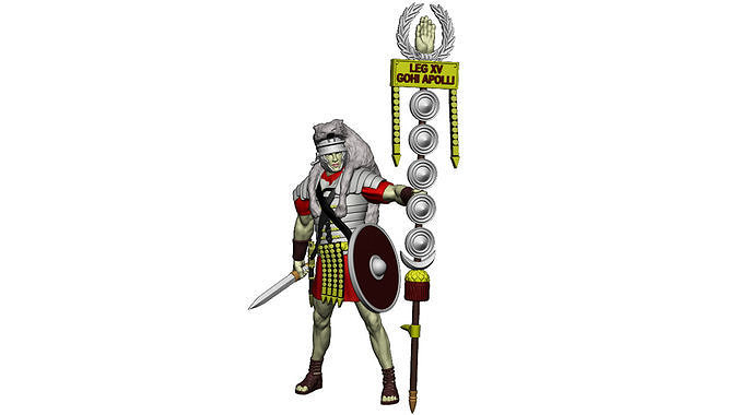 Signifer 1 pose shield 3D print model