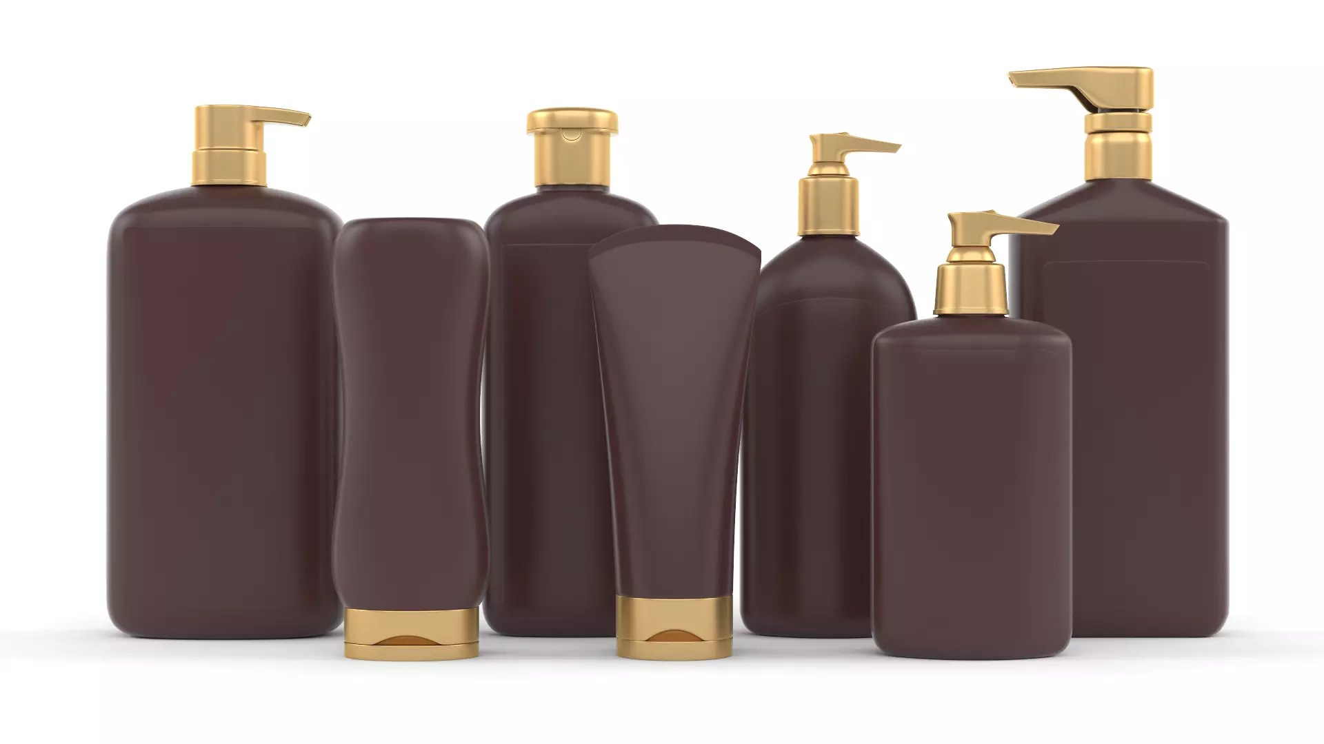 Plastic Bottle Collection 3D model_0