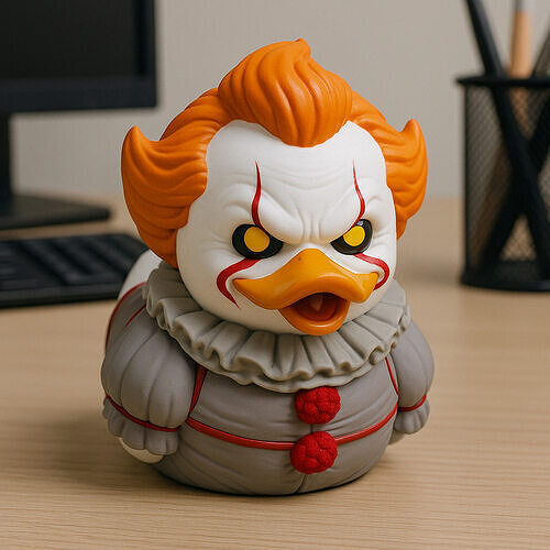 Rubber Duck - Pennywise Spooky clown model - 3D print 3D print model