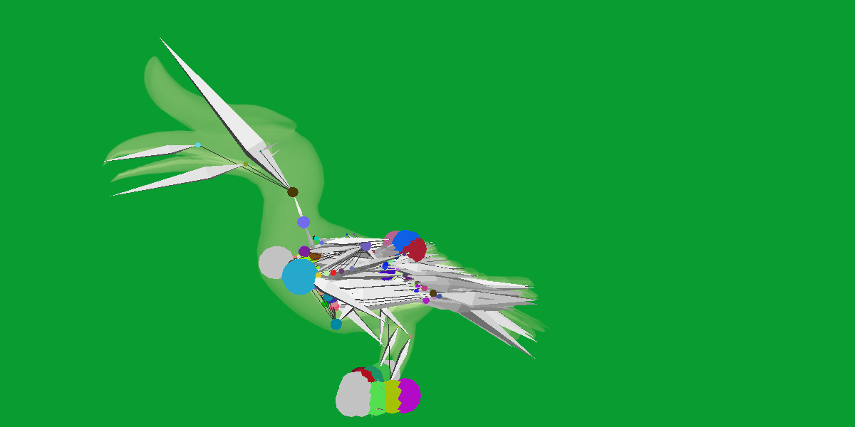 Rhinoceros Hornbill Bird Low-poly 3D model_16