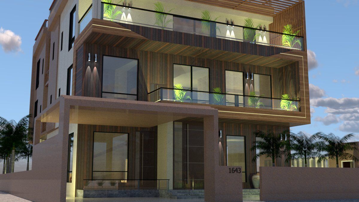 Luxury Villa Design A37 DWG SketchUp Model 3D model_6
