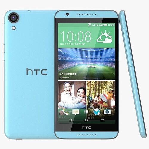 HTC Desire 820 sky blue 3D model