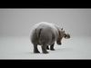 Hippopotamus Rig UNREAL project  Maya base rig 3D model_1