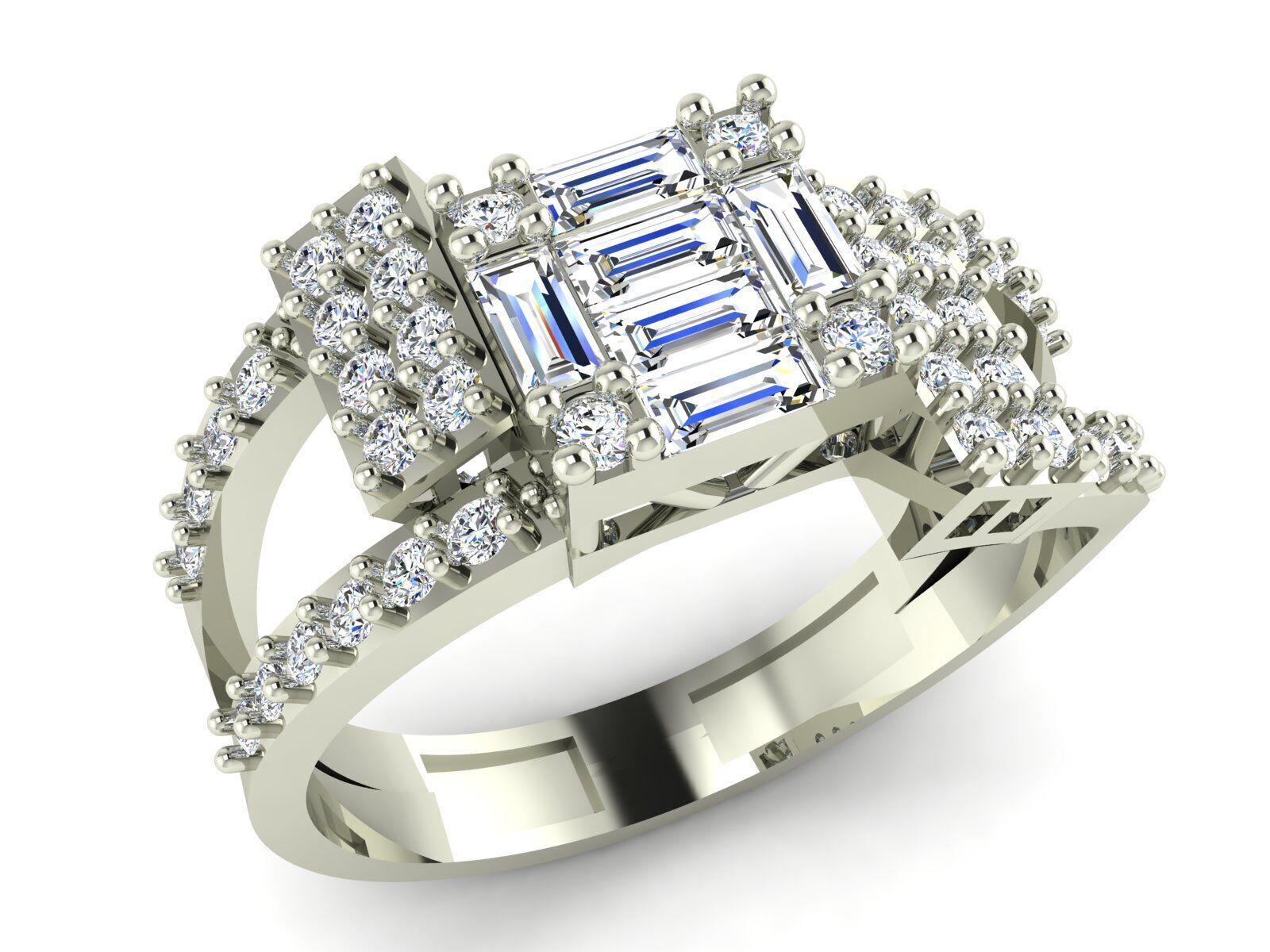 Jewelry Ring Collection 3D print model_5