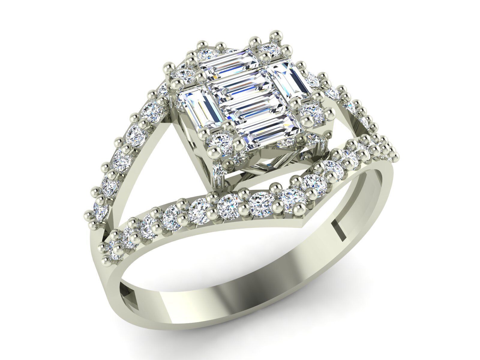 Jewelry Ring Collection 3D print model_12