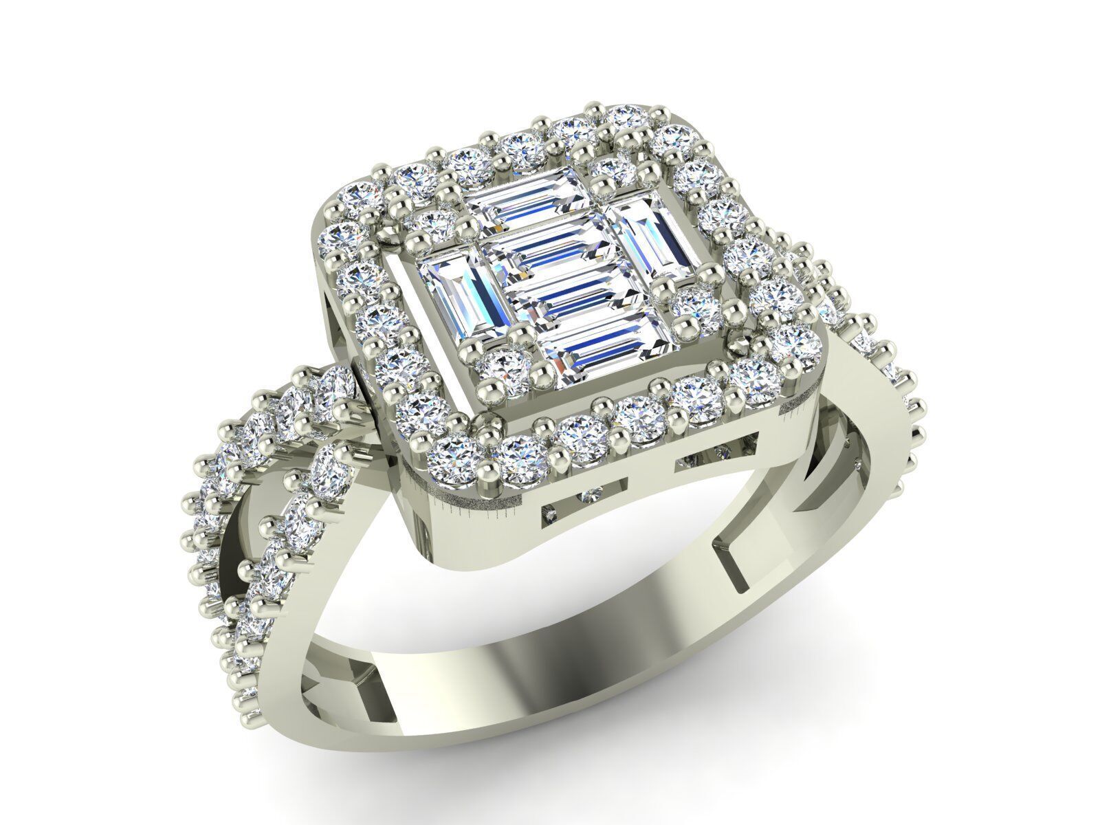 Jewelry Ring Collection 3D print model_9