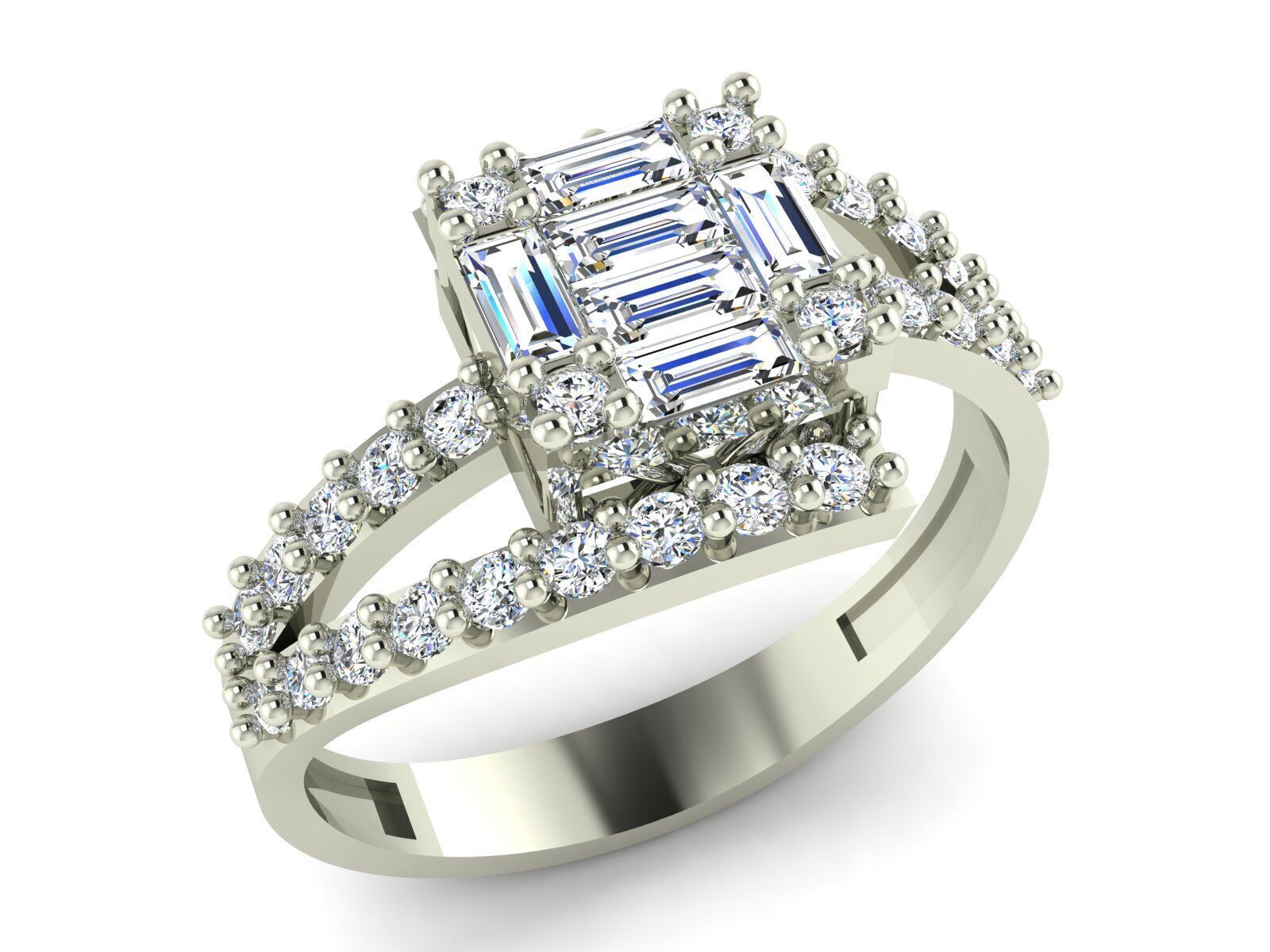 Jewelry Ring Collection 3D print model_1