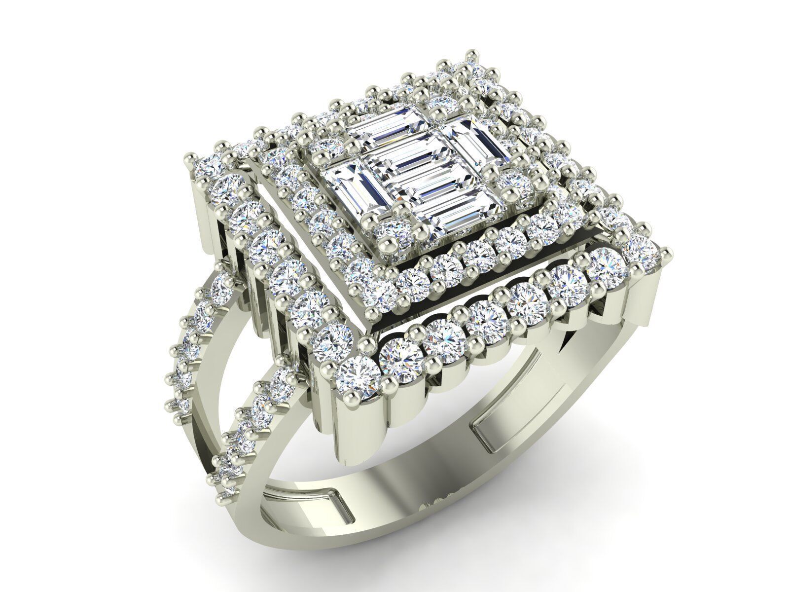 Jewelry Ring Collection 3D print model_14