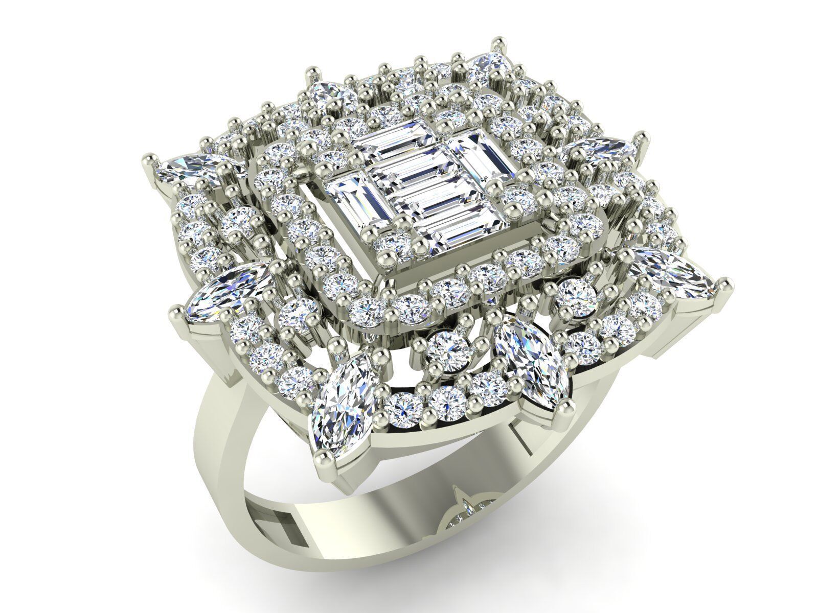 Jewelry Ring Collection 3D print model_26