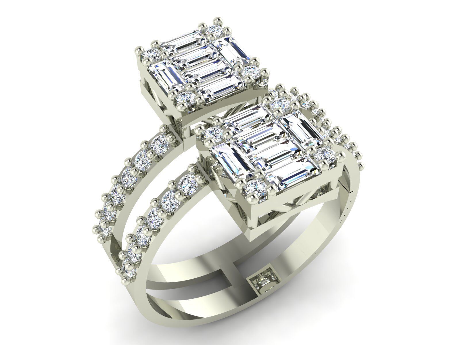 Jewelry Ring Collection 3D print model_16