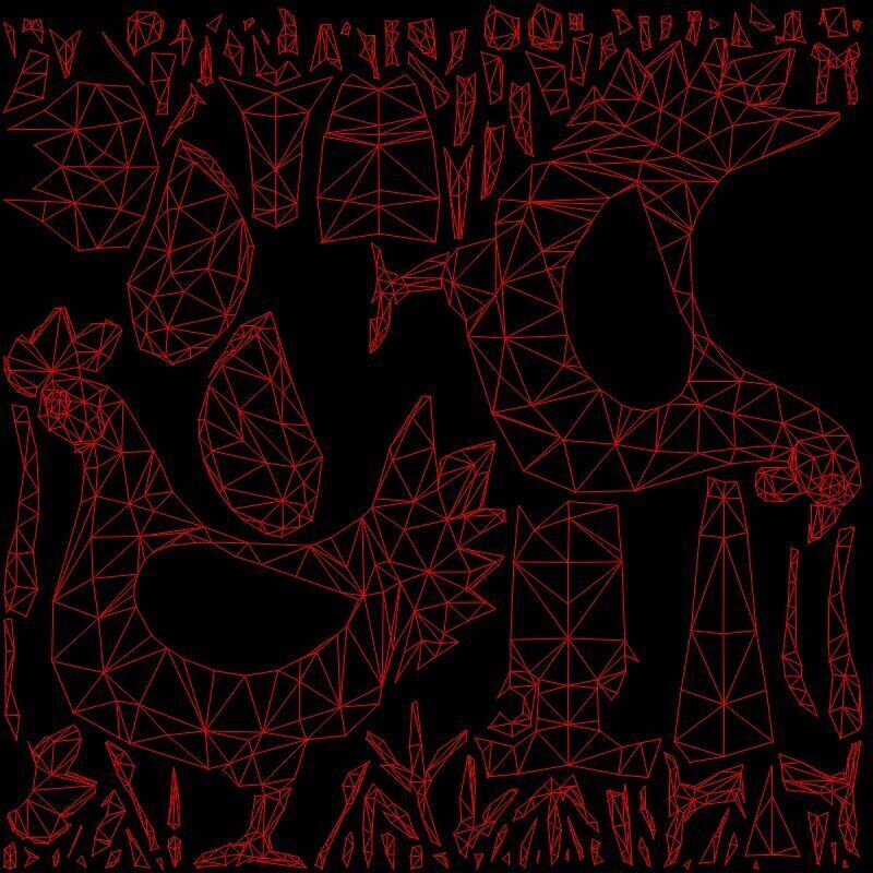 Hen low poly Low-poly 3D model_7