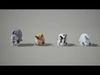 Rabbits Animated UNREAL project  Maya base rig 3D model_4