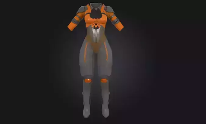 Steampunk Spacesuit Retro-Futuristic Suit Model