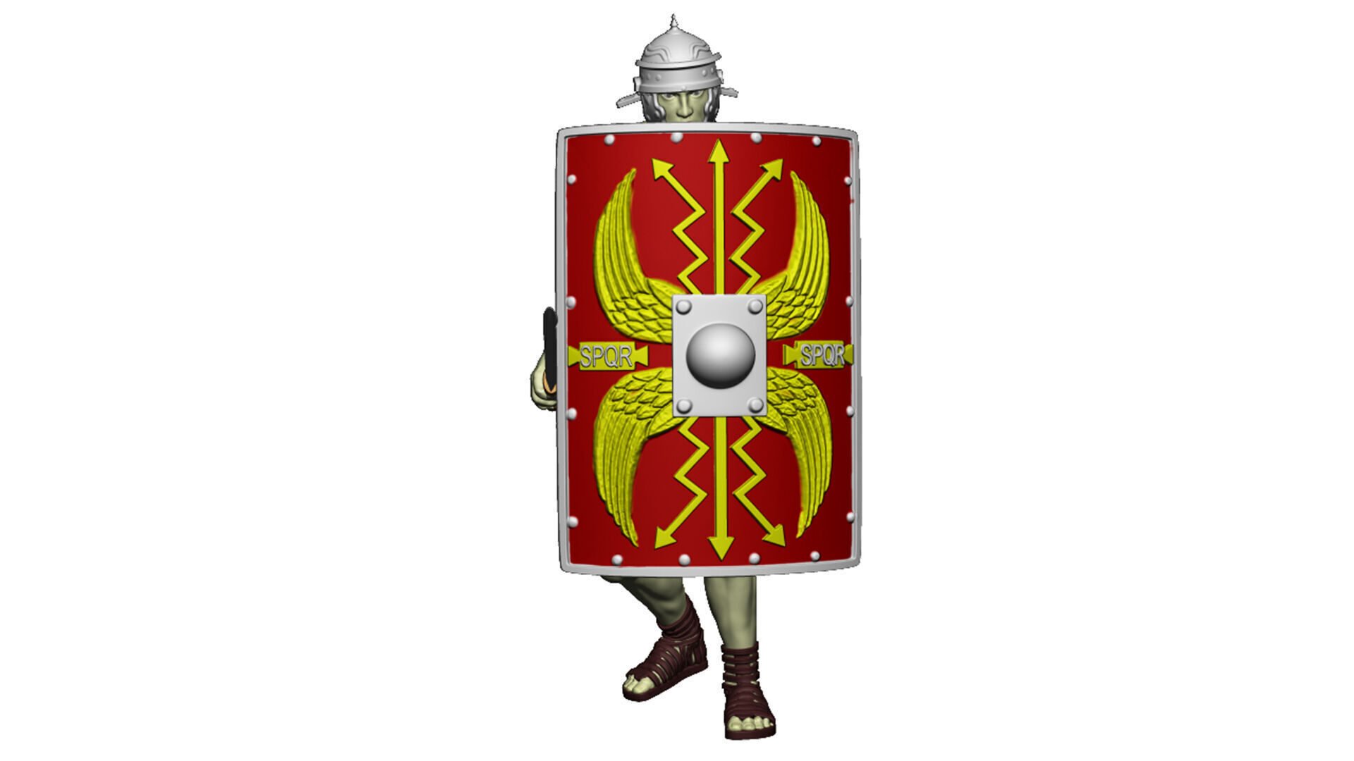 LEGIONARY TESTUDO 1 SWORD 3D print model_6