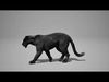 Black Jaguar Animated UNREAL project  Maya base rig 3D model_1