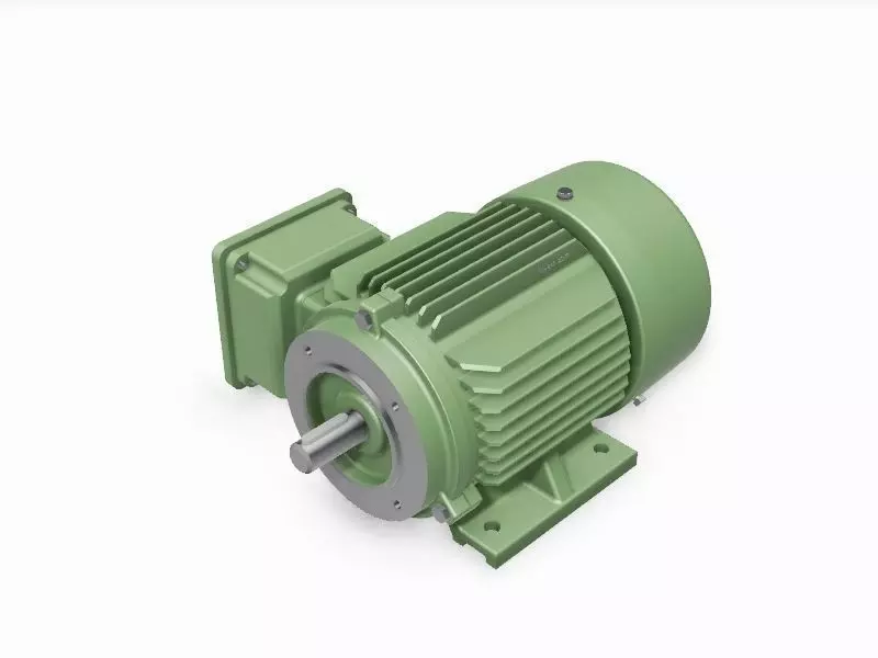 80 B34a Left IEC electric motor - 3D CAD model 3D model_0