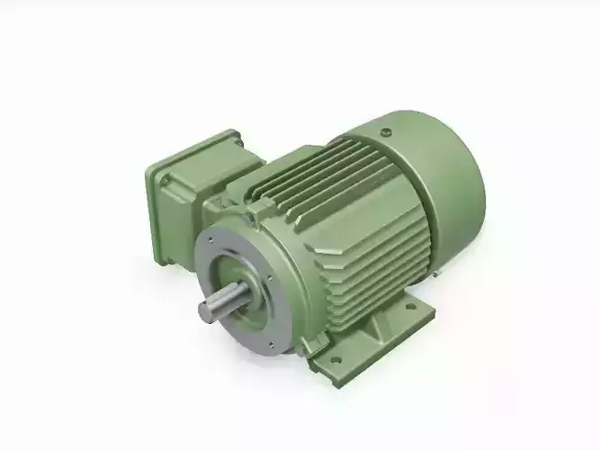 80 B34a Left IEC electric motor - 3D CAD model