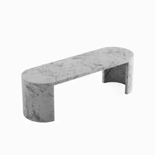 Concrete Outdoor Bench 02