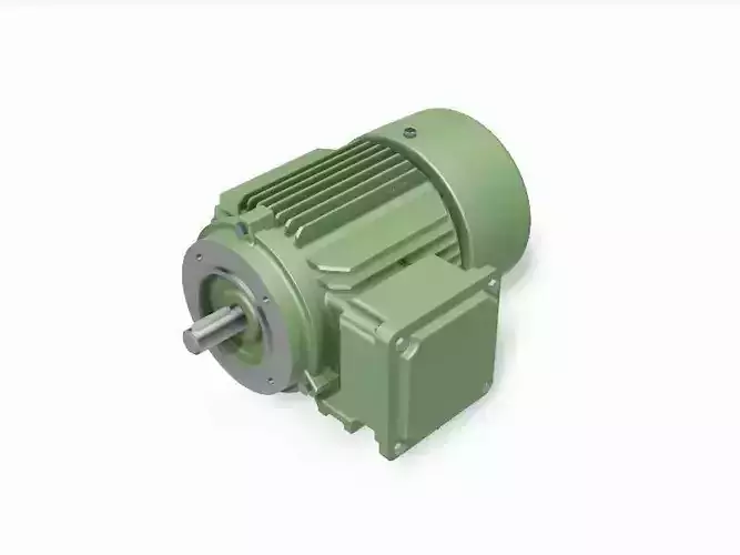 80 B34a Right IEC electric motor - 3D CAD model