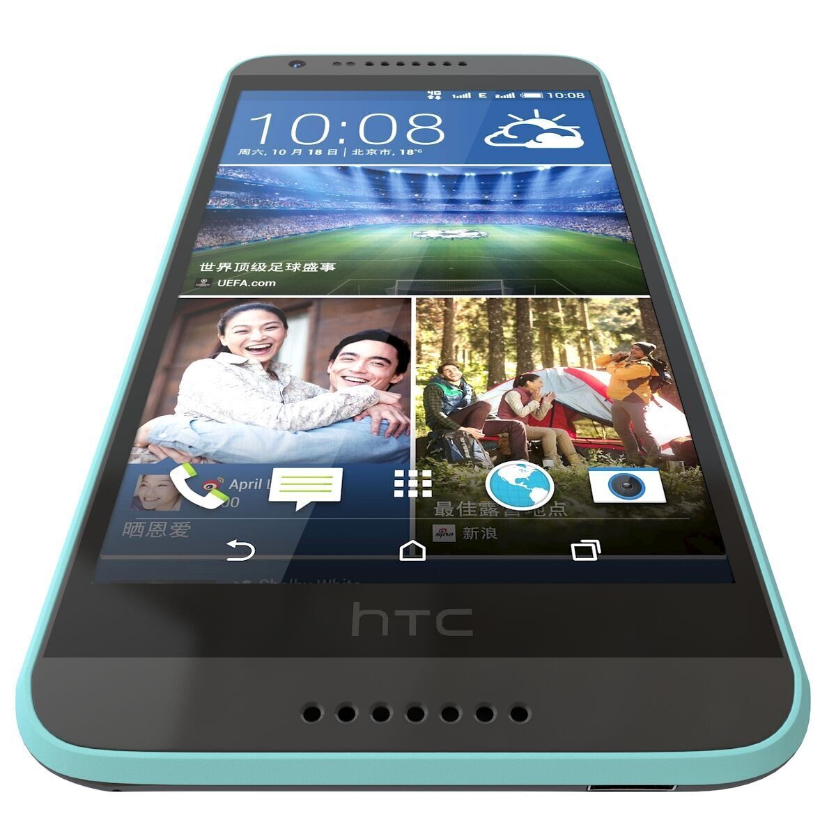 HTC Desire 820 Mini blue 3D model_9