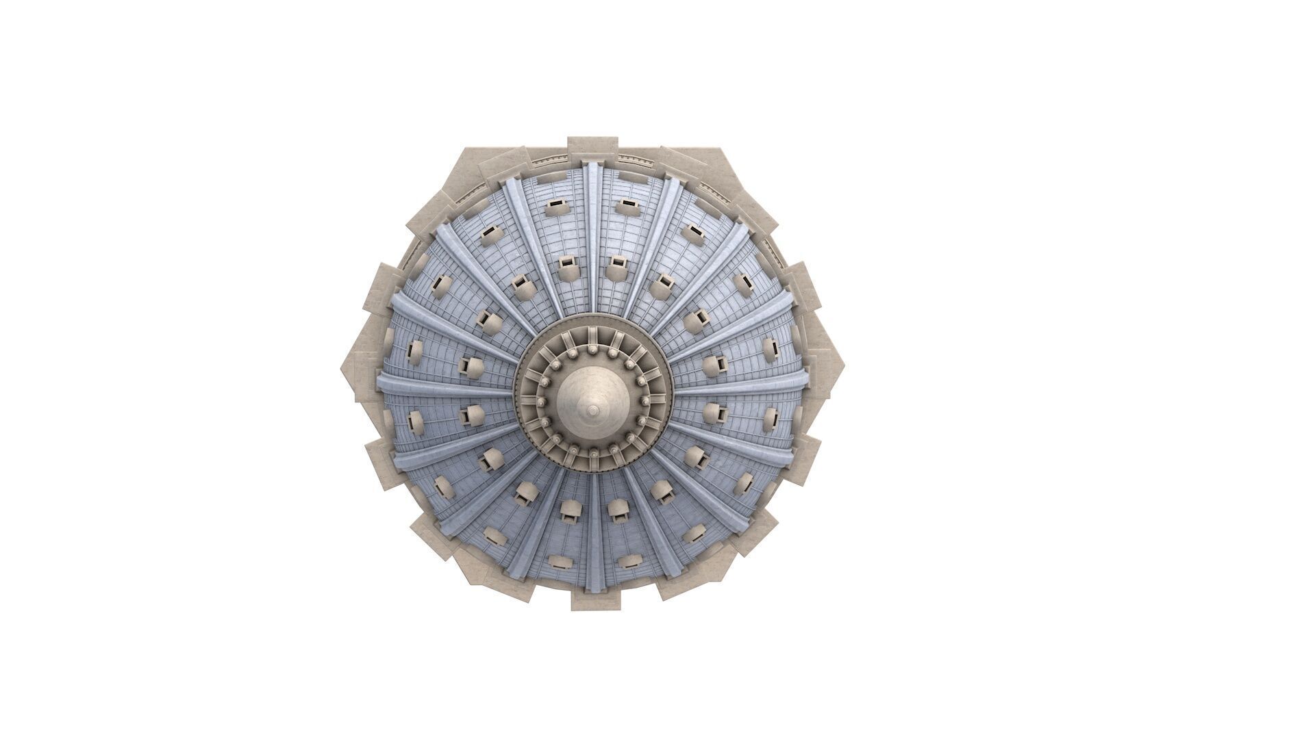 St  Peter Basilica 3D model_5