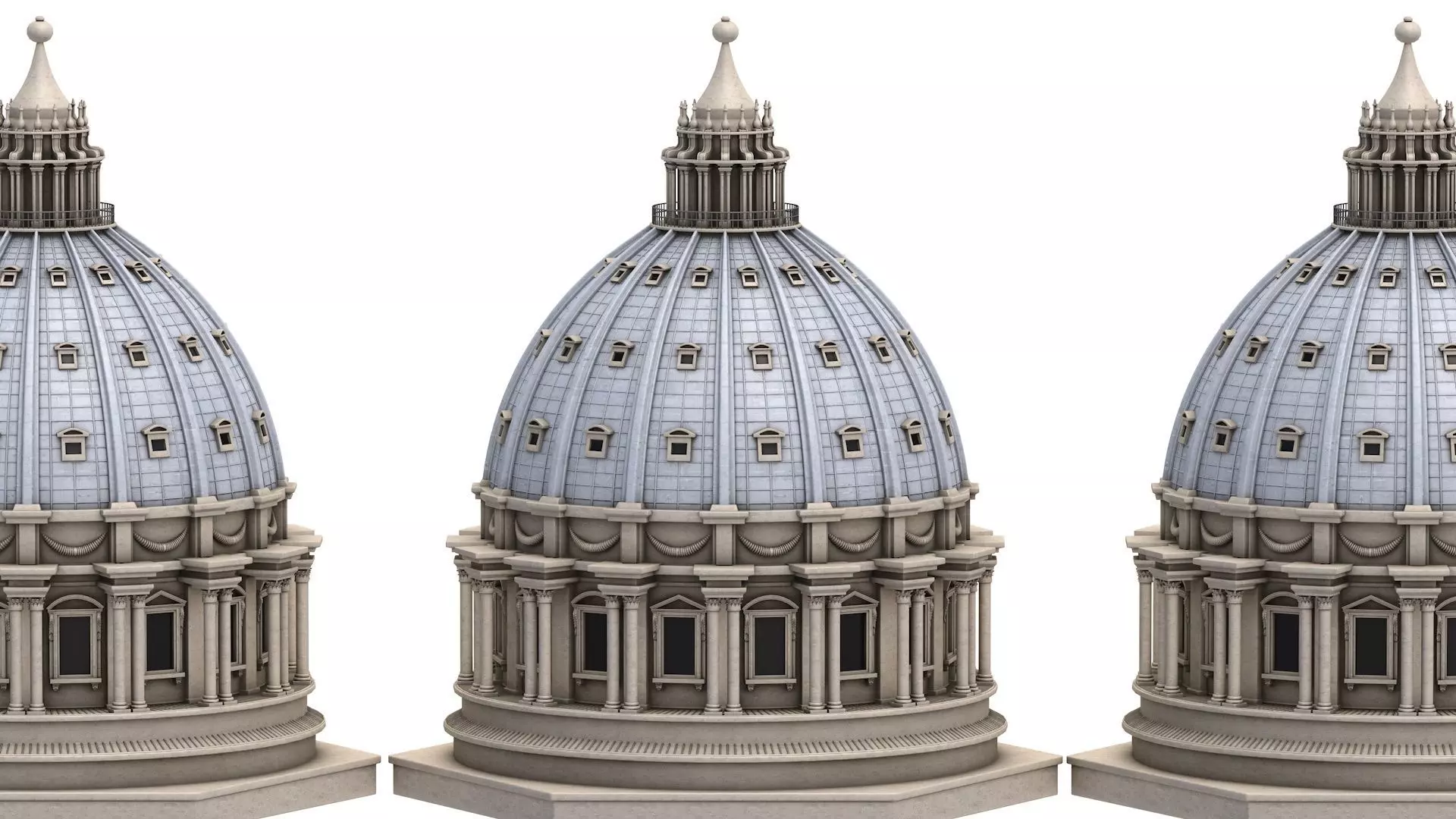 St  Peter Basilica 3D model_0