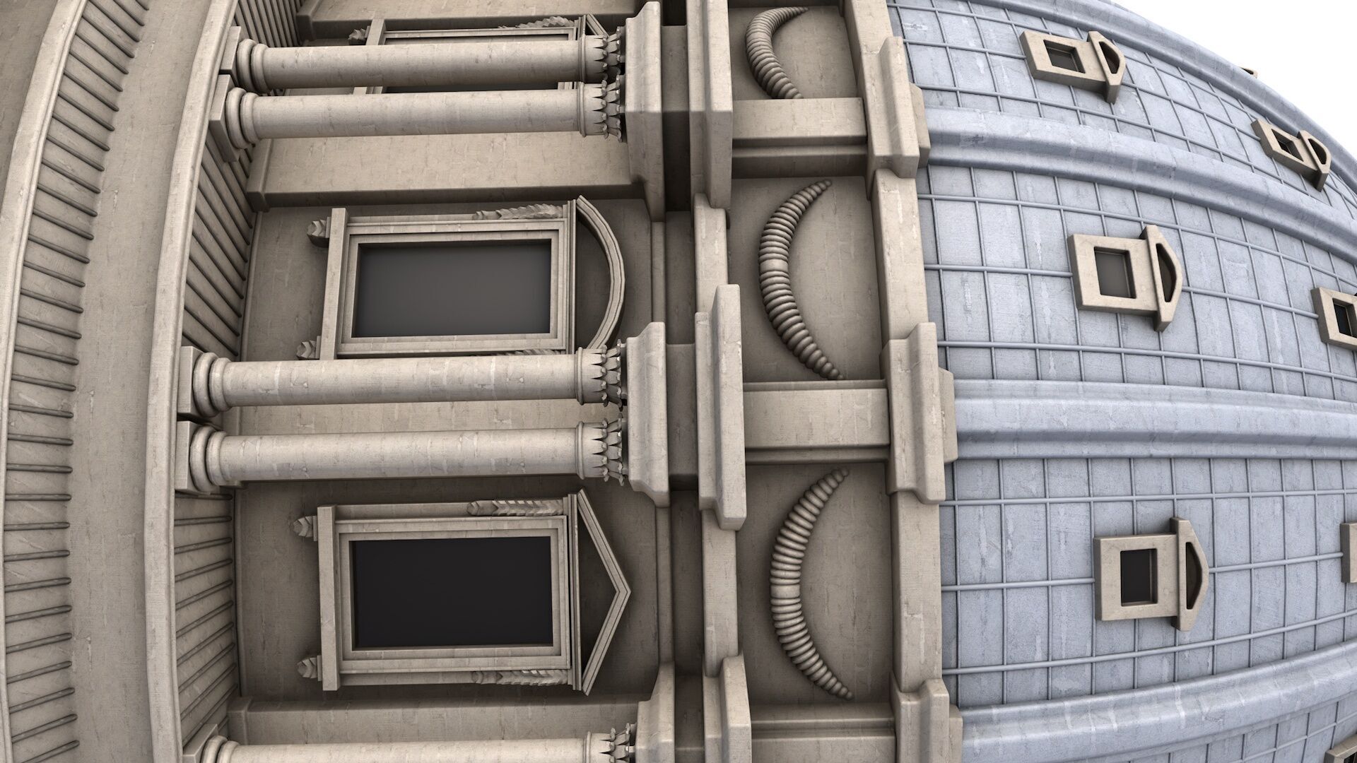 St  Peter Basilica 3D model_2