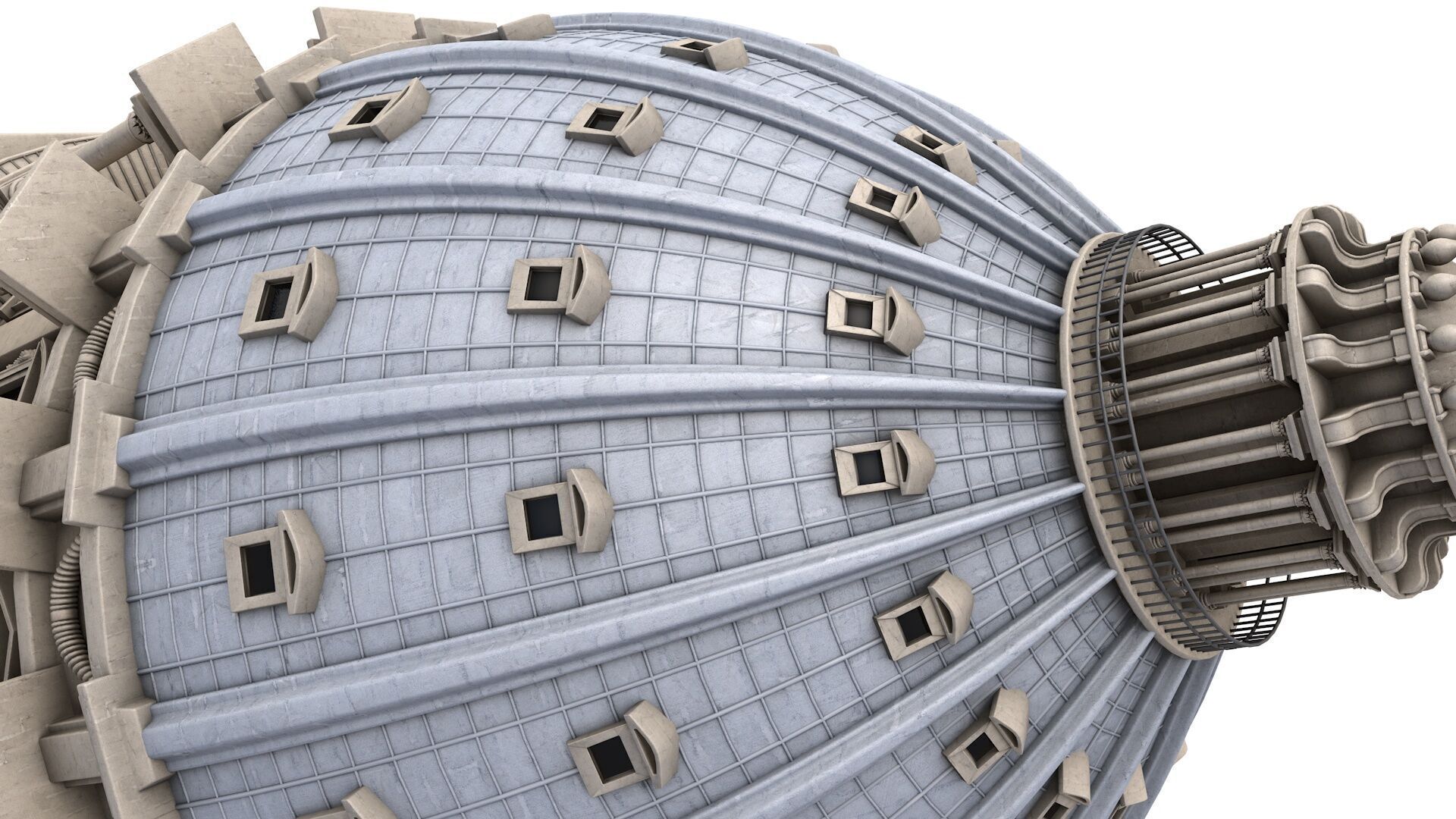 St  Peter Basilica 3D model_3