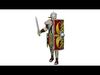 LEGIONARY TESTUDO 4 SWORD LEFT 3D print model_1