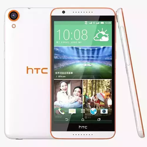 HTC Desire 820 Tangerine White 3D model
