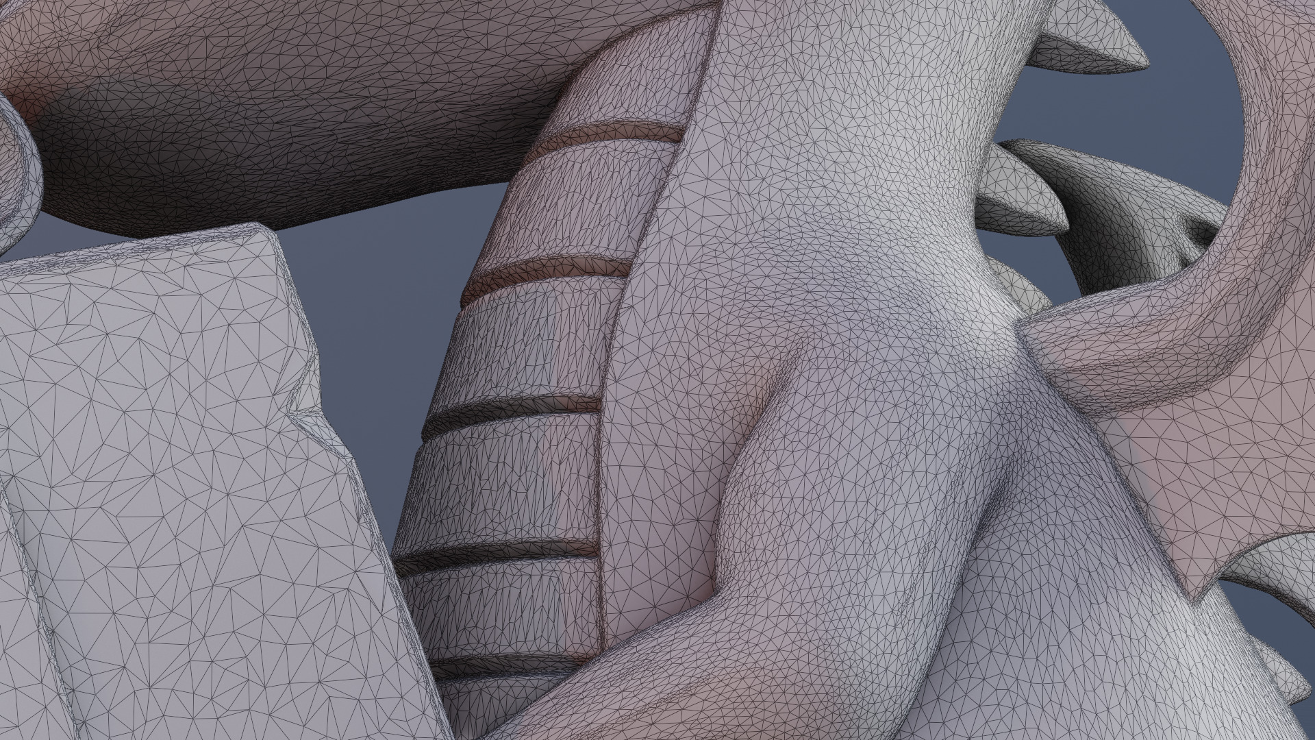 Cute Dragon Christmas Model with Gift 3D print model_25