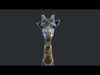 Giraffe XGEN CORE ANIMATED 3D model_2