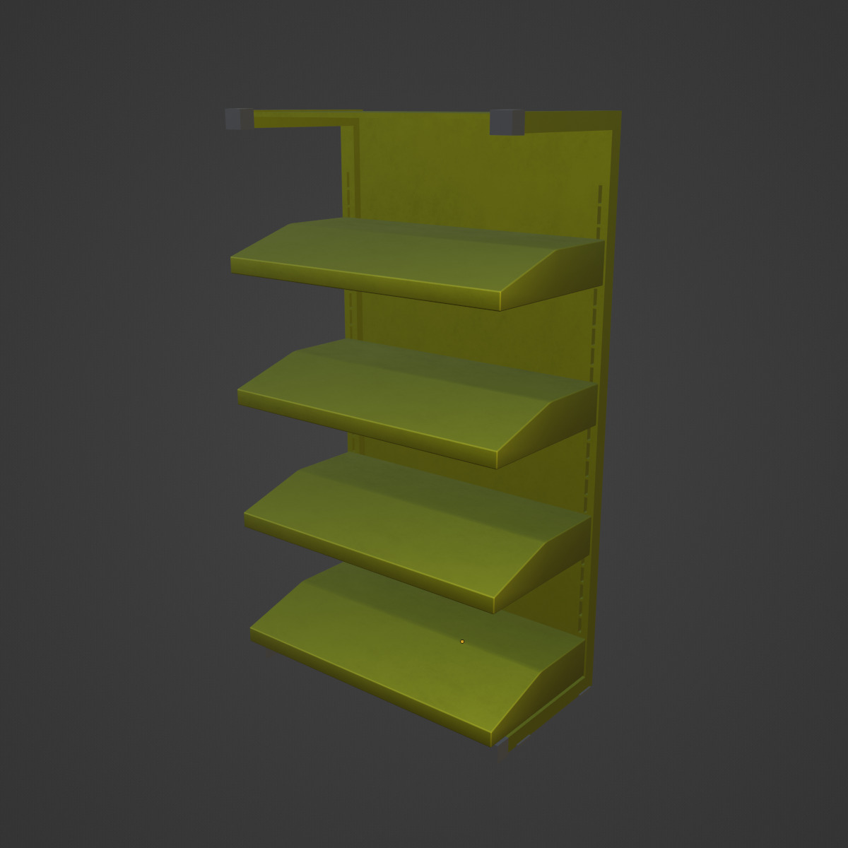 Medical Shelf 05 Low-poly 3D model_6