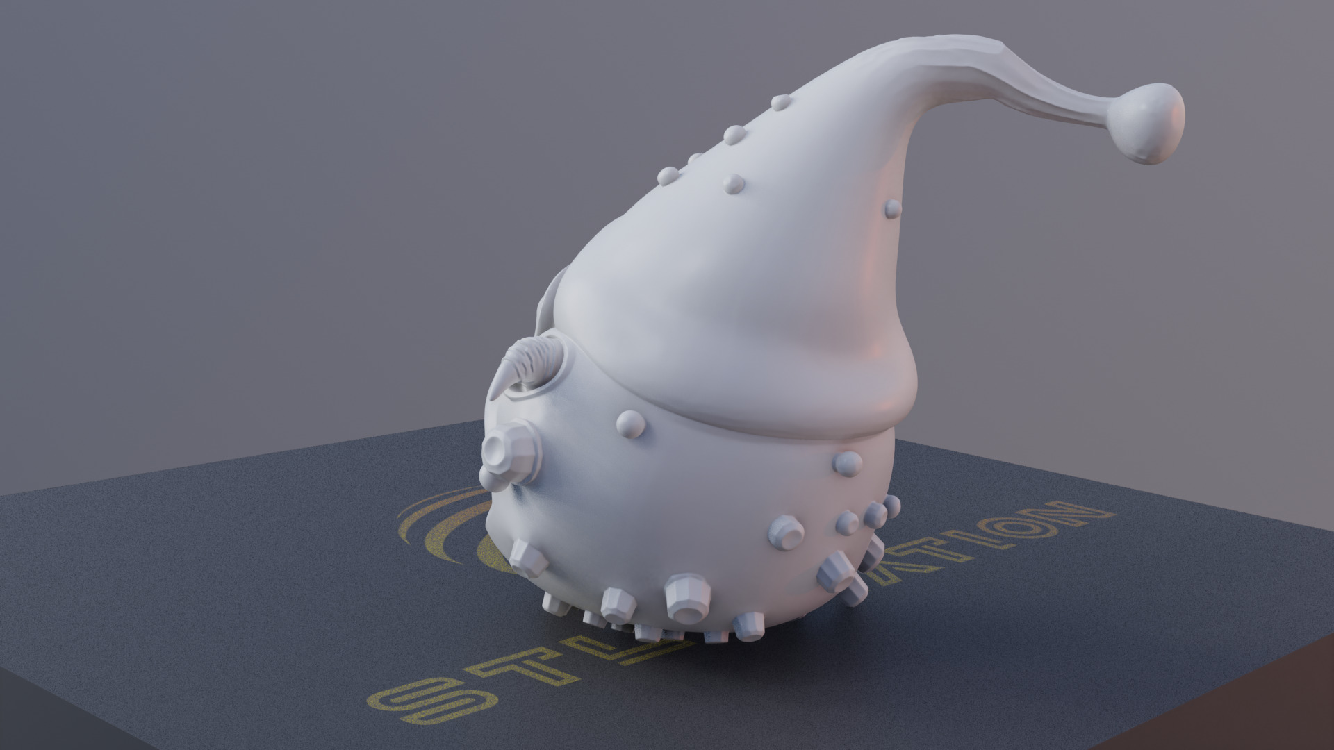 Jingle Maw 3D Printable Christmas Monster Mouth 3D print model_5
