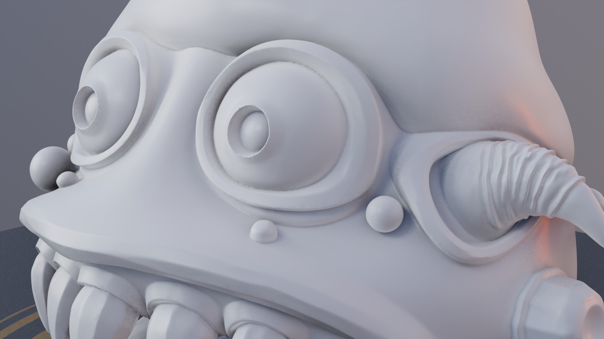 Jingle Maw 3D Printable Christmas Monster Mouth 3D print model_8