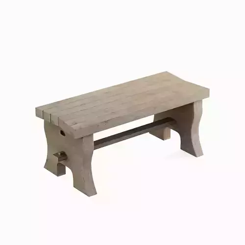 Medieval Blacksmith Bench 02