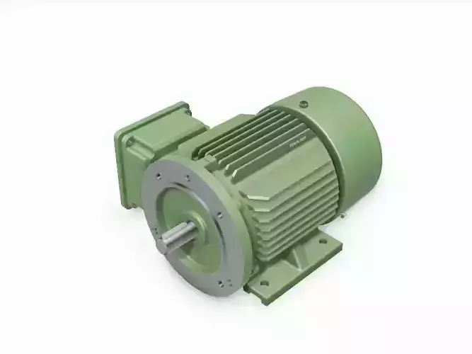 80 B34b Left IEC electric motor - 3D CAD model