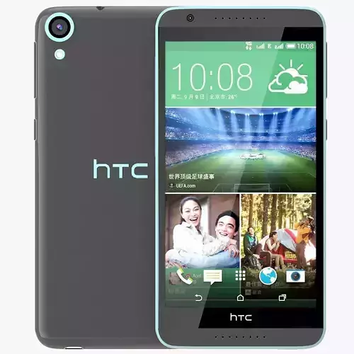 HTC Desire 820 Tuxedo Grey 3D model