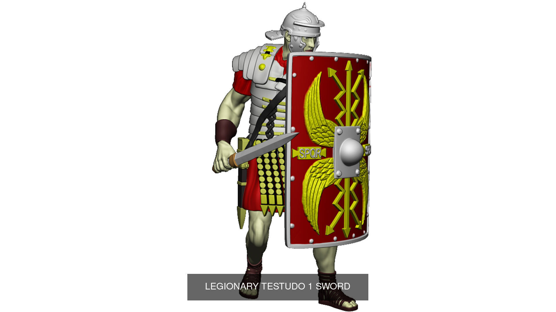 LEGIONARY TESTUDO FULL SET 3D Model Collection_29