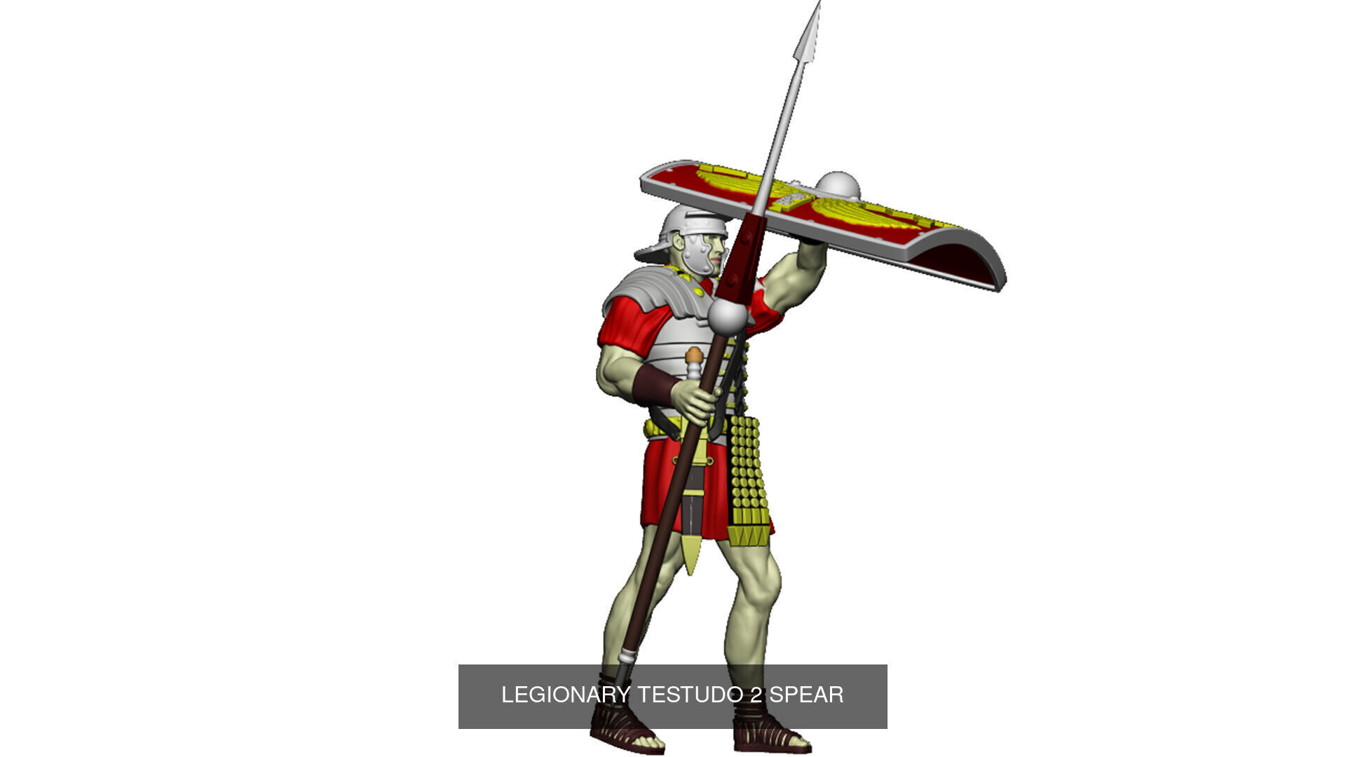 LEGIONARY TESTUDO FULL SET 3D Model Collection_30