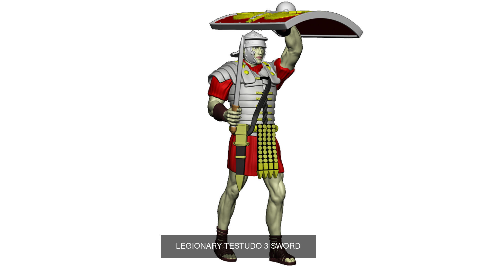 LEGIONARY TESTUDO FULL SET 3D Model Collection_33