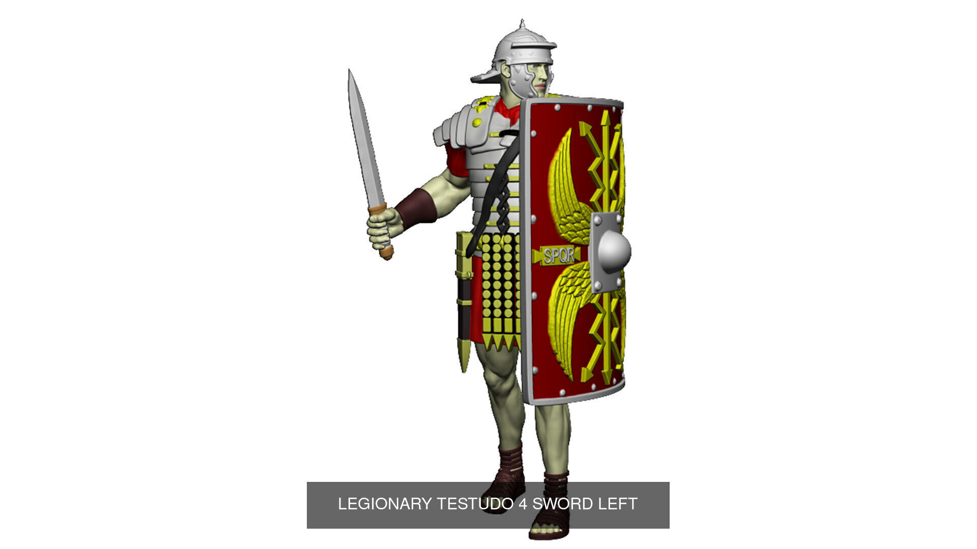LEGIONARY TESTUDO FULL SET 3D Model Collection_35