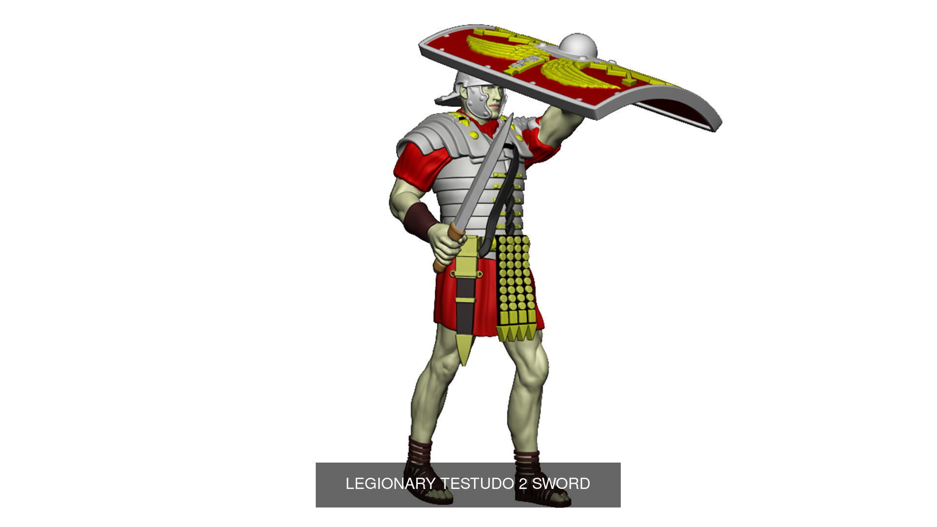 LEGIONARY TESTUDO FULL SET 3D Model Collection_31
