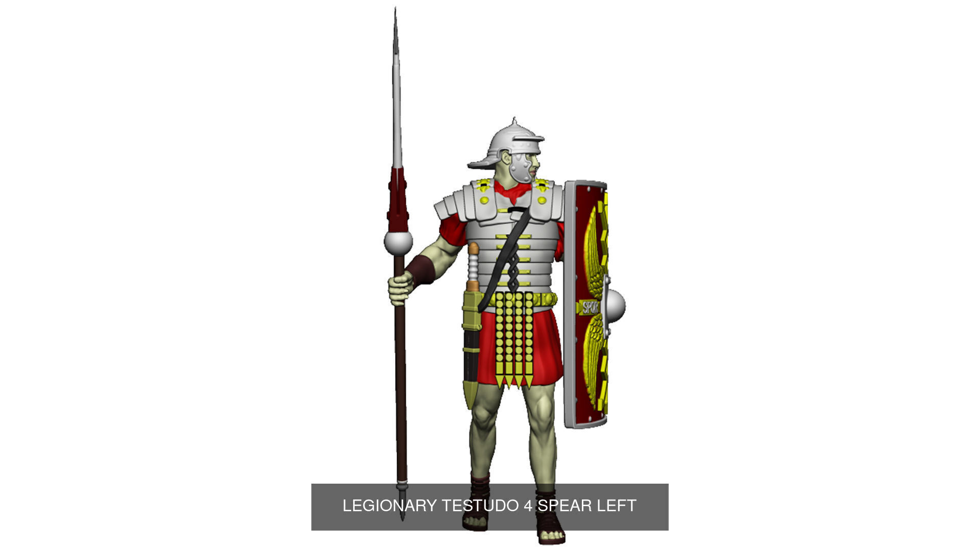 LEGIONARY TESTUDO FULL SET 3D Model Collection_34