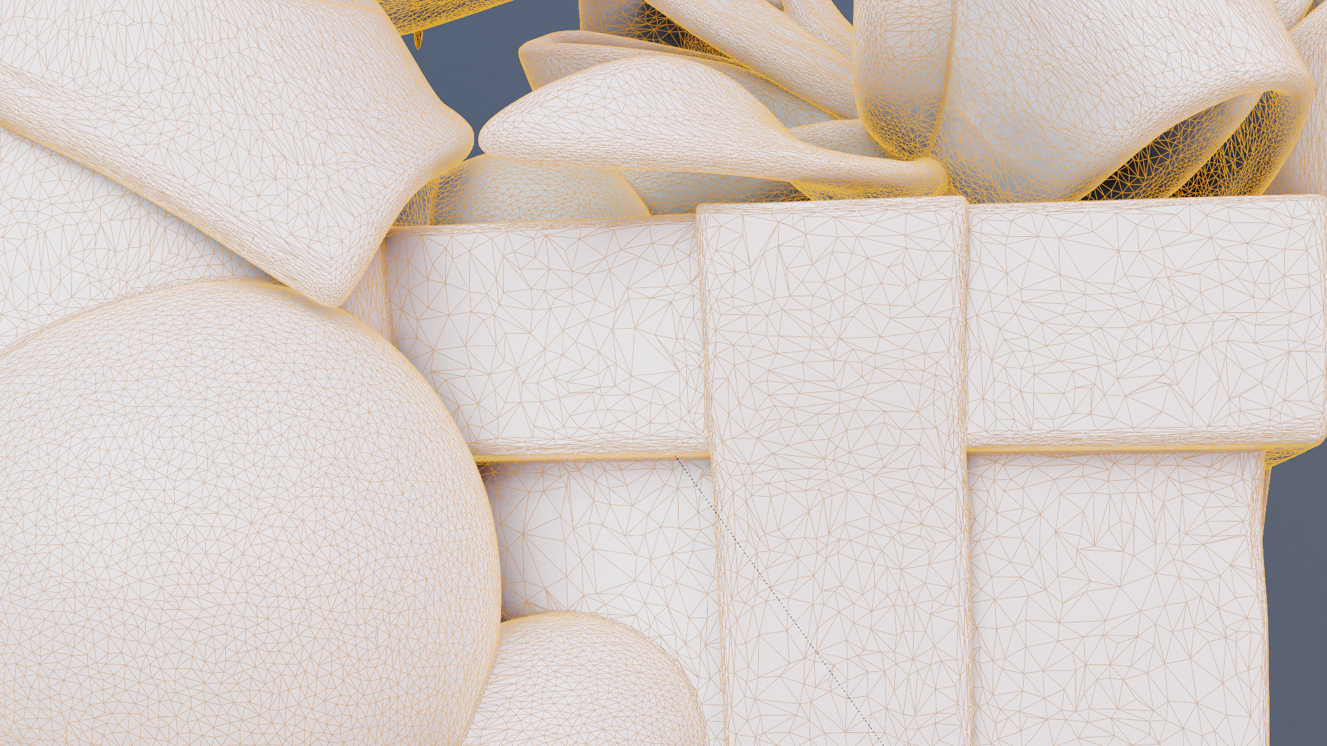 Gift Meow 3D Printable Cat Holding Christmas Present 3D print model_4