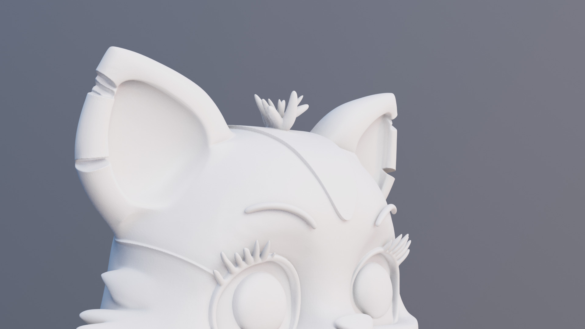 Gift Meow 3D Printable Cat Holding Christmas Present 3D print model_2