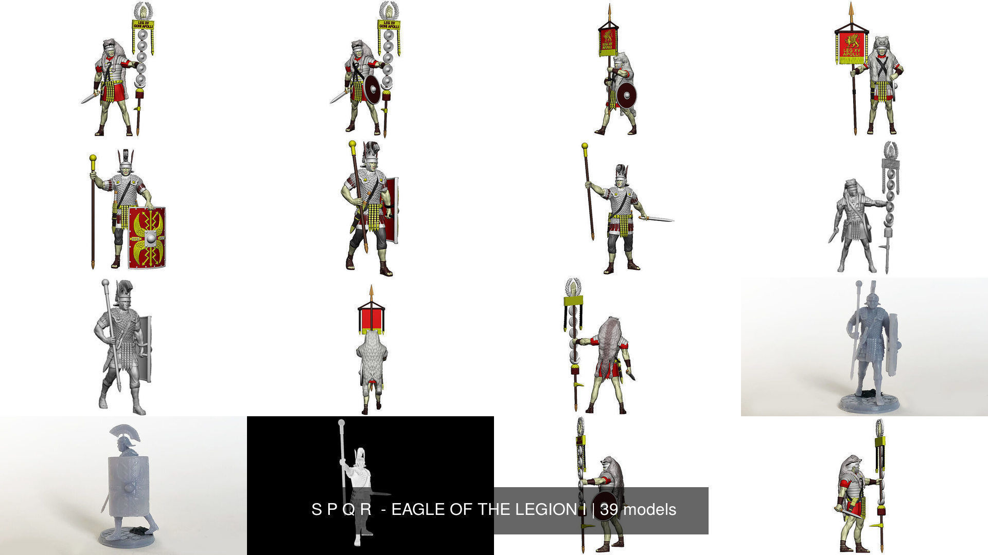 S P Q R  - EAGLE OF THE LEGION I 3D Model Collection_50